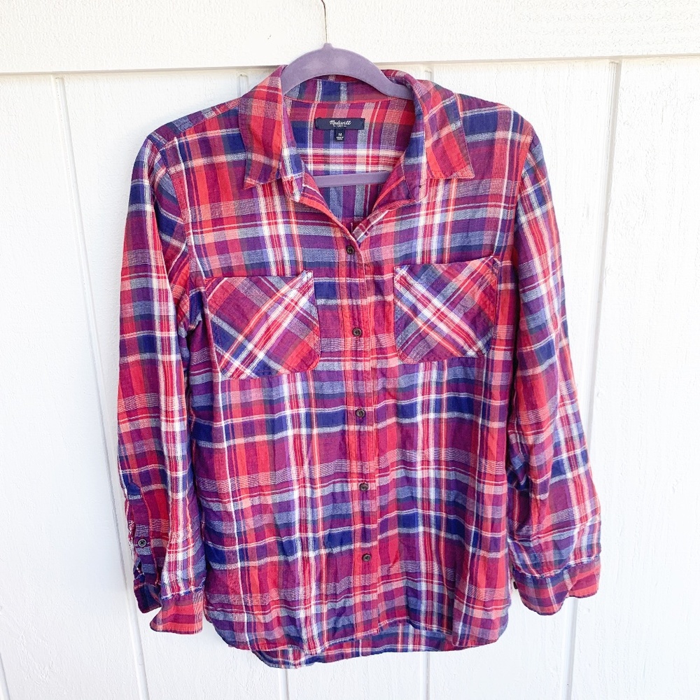 🚘MOVING🚘 Madewell Ex-Boyfriend Shirt Kentwood M